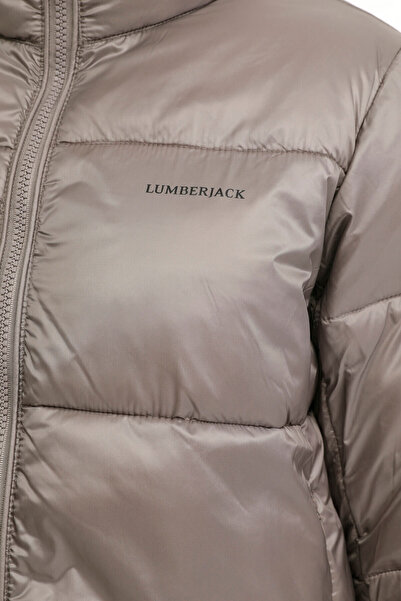 lumberjack WL CANDACE 2GF723 3PR GRI Kadın Kısa Kaban