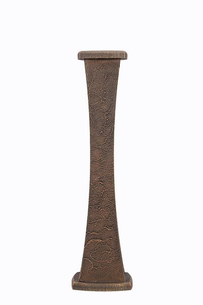 HobiMax 60 cm Decorative Italian Paint Copper Antique Wooden Thin Waisted Vase