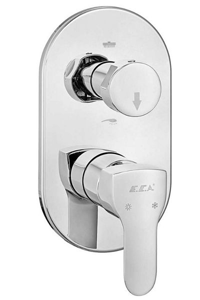 Eca Star Built-in Bathroom Faucet Surface Mounted 2 Way102167209-EDE