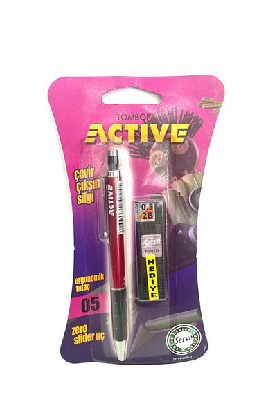 Serve Tombow Active Versatil Pen 0.5 & Tombow 0.5 2b Nib Gift