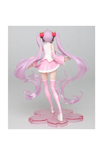 Genel Markalar Anime Pink Hatsune Miku Sakura Figür Biblo Boy 15 Cm