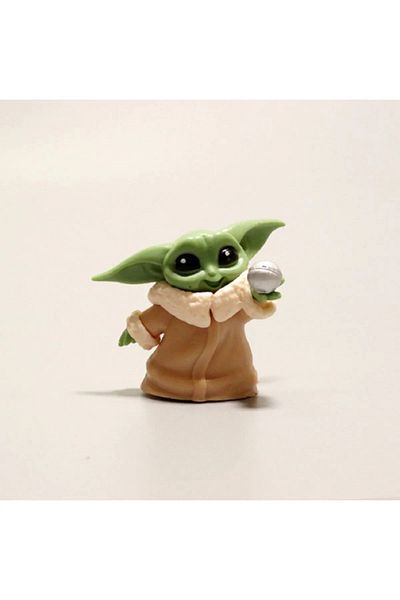 Jetcom Star Wars Yoda Anime Toy Kler - 5-6 Cm, 6 Pieces Set, Kawai Minik Dekor