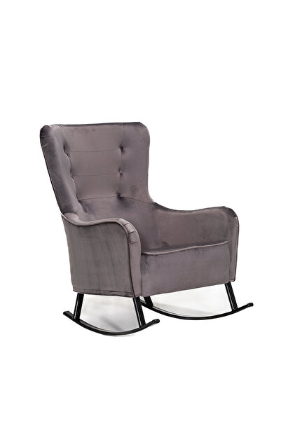 MOBETTO Roma Sallanır Berjer Tv Koltuğu Dinlenme Koltuğu - Antrasit