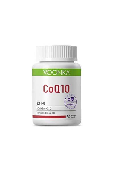 Voonka Co-Q10 200 mg 32 Yumuşak Kapsül