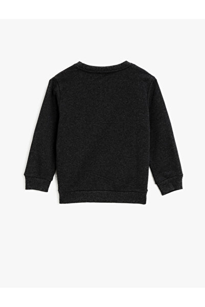 Koton Batman Licensed Hímzett Crew Neck pulóver