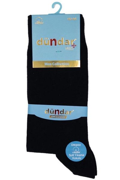 Dündar Çorap МЪЖКИ ЧАНТИ PLUS LYCRA SOCKET ЧЕРНИ 6-ЧАСТНИ 5527