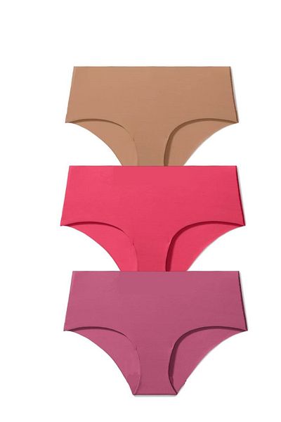 GECKO COLLECTION Gecko High Waist Laser Cut Recovery Non-Marking Women's Panties 3-Piece