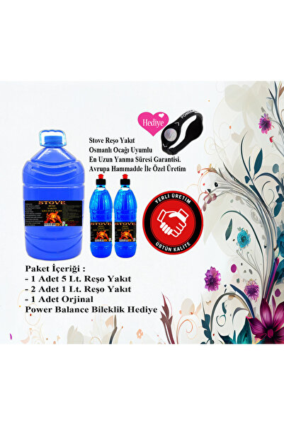 DOLYAK Osmanlı Ocağı Yakıtı Mangal Soba Tutuşturucu Reşo Jel Yakıt 5 Litre