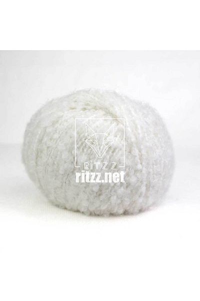 knitme Knit Me Curly Alpaca KC01 Άσπρο