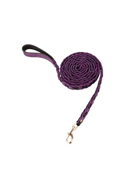 PLM Real Leather Handmade Dog Walking Strap Length: 215 Cm, Ergonomic Hand Grip