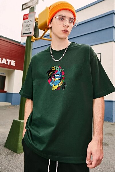 Adrift Unisex majica sa šarenim printom banane