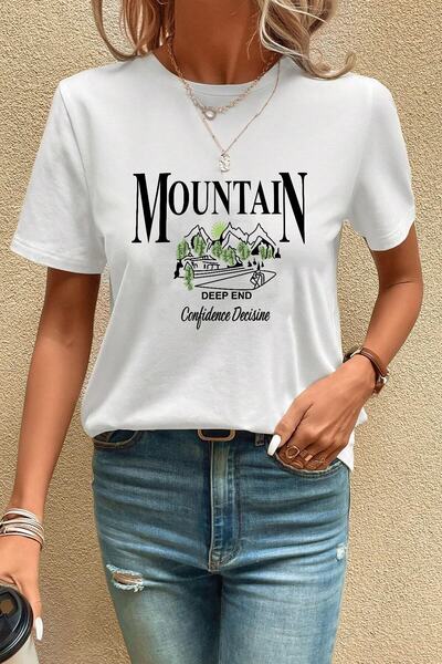 Tarzsokak Tricou unisex cu imprimeu Montain