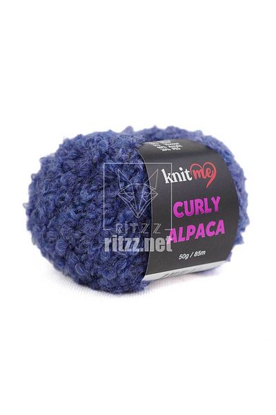 knitme Knit Me Curly Alpaca KC11 Μάυρο