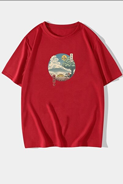 Adrift Unisex majica sa štampanim motivom komšije u Ukiyo E stilu