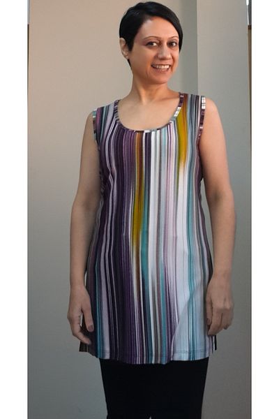 Mertcan Butik Murdüm colored cali suspender combed cotton viscose T-shirt