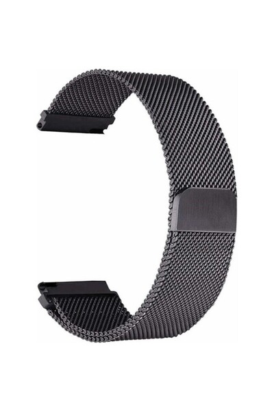 Gpack Imiki TG1 Kordon Hasır Metal Örgülü Ayarlanabilir Siyah