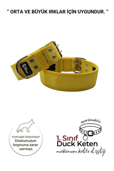 MgTasma Soft Textured Column Dog Collar, Dog Collar 5 Cm