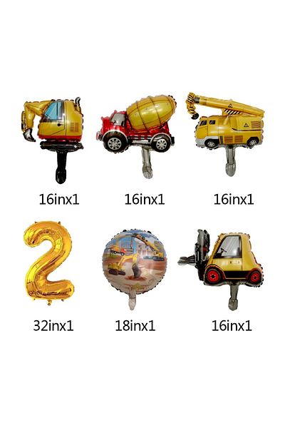 DÜVENCİ TİCARET INDUCTURE THEMED FOIL BALLOON SET
