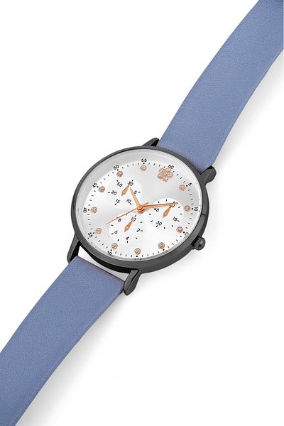 Twelve Leather Strap Women's Wristwatch