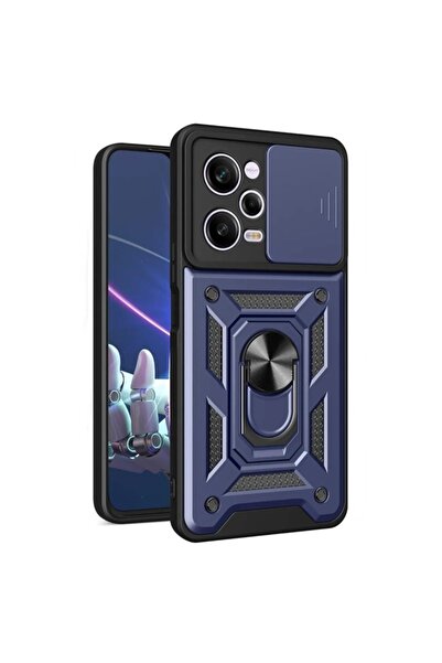 Gpack Xiaomi Redmi Note 12 Pro Plus 5G Kılıf Tank Aramid Sürgülü Vega Yüzüklü...