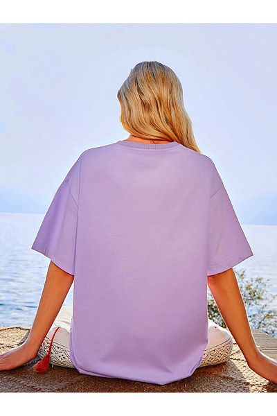 MOONBULL Μπλουζάκι Unisex Oversize Shut Up με στάμπα