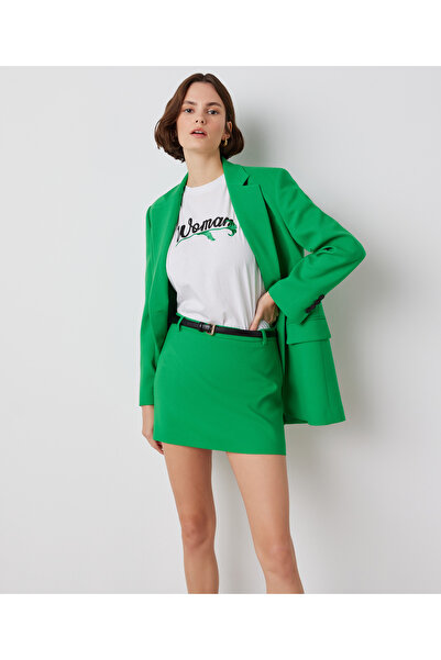 İpekyol Women's Green Skirt
