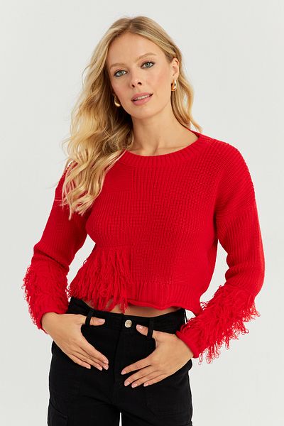 Sexy red jumper on sale
