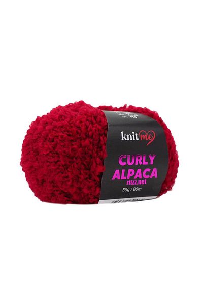 knitme Knit Me Curly Alpaca KC19 Red