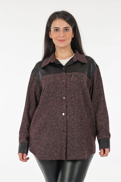 Plus size burgundy jacket on sale