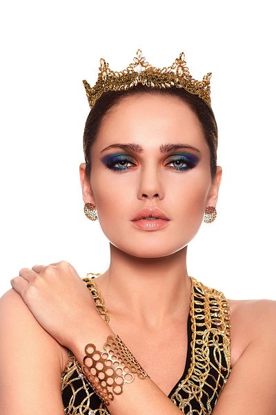 Hayalperest boncuk Coroana de prințesă de mireasă strălucitoare cu piatră de cristal Coroana de costum de regina pentru noaptea henna miere