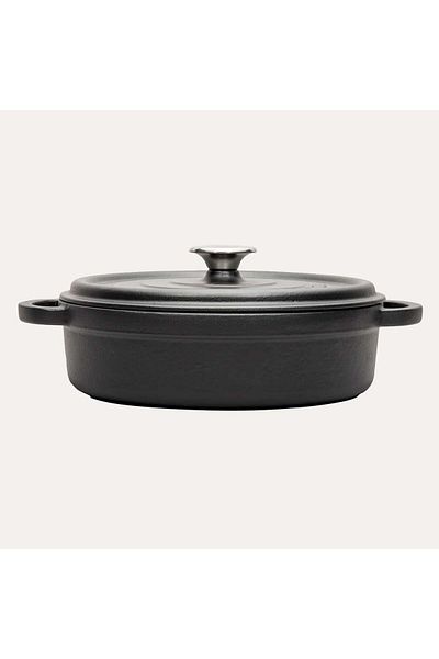 Sürel Demirdöküm 28 CM Short Pot Black