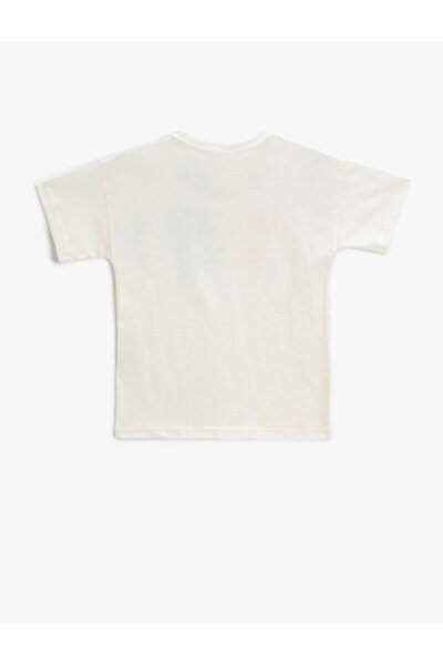 Koton Bavlněné tričko s krátkým rukávem s potiskem