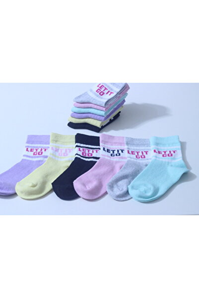 Hobins Sportswear Company Sports College Socks Multicolored 6-Piece Tennis And College