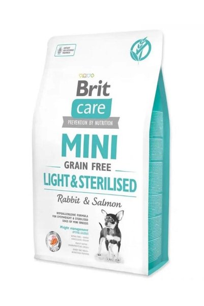 Genel Markalar Tahılsız Mini Light Steril Tavşan Somon Köpek Maması 2 Kg