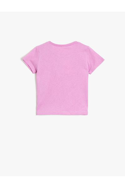 Koton Girl's T-shirt Lilac