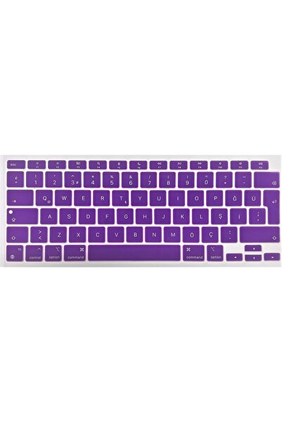 hk واقي لوحة مفاتيح سيليكون Q تركي متوافق مع Macbook Air 13 بوصة A2179 2020
