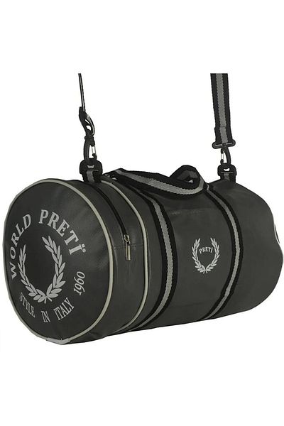 ATHLETIC Sports Bag Cylinder Sports Bag Sports Bag with Strap Pocket Linder τεχνητό δέρμα