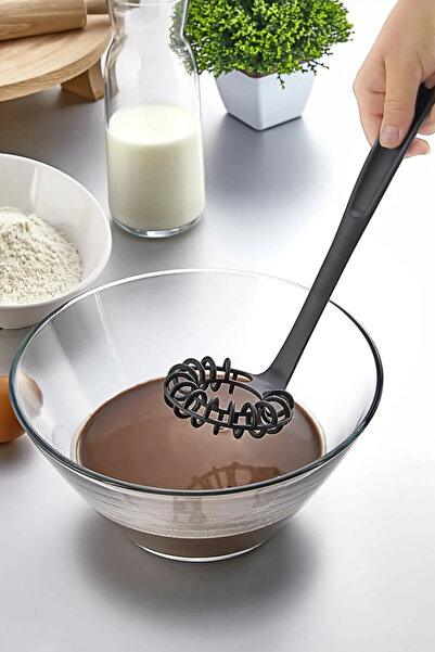 Orvila Fireproof Non-Stick High Heat Resistant Teflon Spiral Beater - Egg Beater 28 Cm