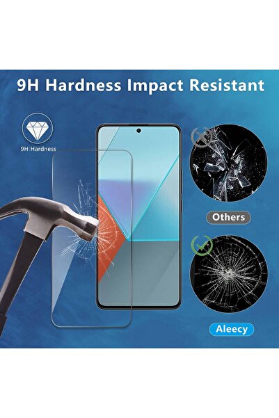 m.tk moveteck Xiaomi Redmi Note 13 Pro Ekran Koruyucu 9H Temperli Cam Şeffaf Passifik Ekran Camı HD Clear