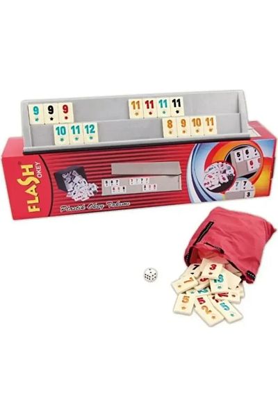 Flash Plastic Okey Set - Flash Model