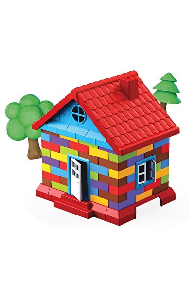 Apexma Tuğla Yapma Aparatlı Oyun Hamuru Ev Seti 600 Gr