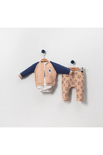 Skier Newborn Baby Girl 3 Piece Set