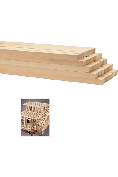 HayraNis 30 قطعة من عصي المسامير الخشبية المربعة، نموذج خشبي غير معالج، مربعا...