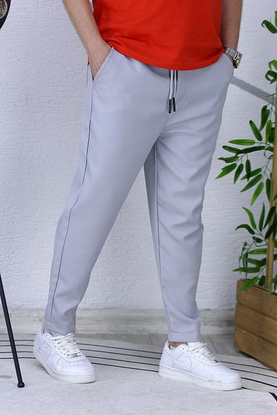 WAFRA Men's Straight Leg Lycra Jagger Trousers