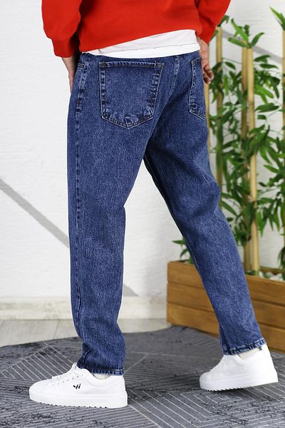 WAFRA Men's Straight Leg Washed Boyfriend Pants