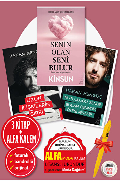 Destek Yayınları Senin Olan Seni Bulur / KİNSUN + Mutluluğu Sende + Uzun İliş...