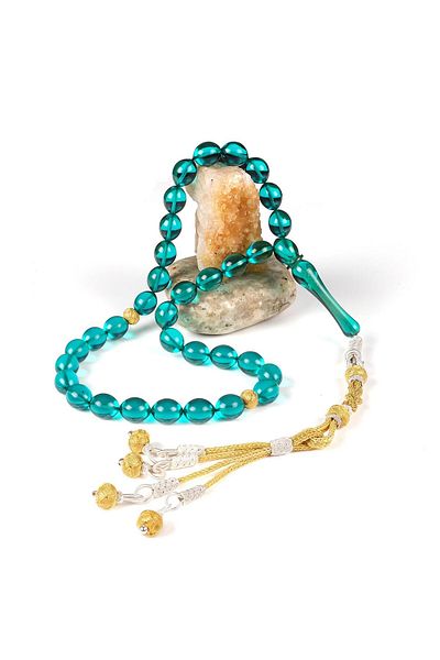 TESBİHCİBABA Reis Kamçı Special Design Clamping Amber Prayer Beads