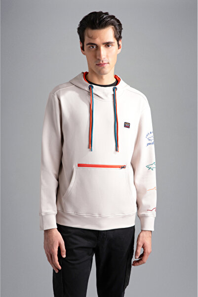 PAUL&SHARK MEN'S HOODED SWEATSHIRT