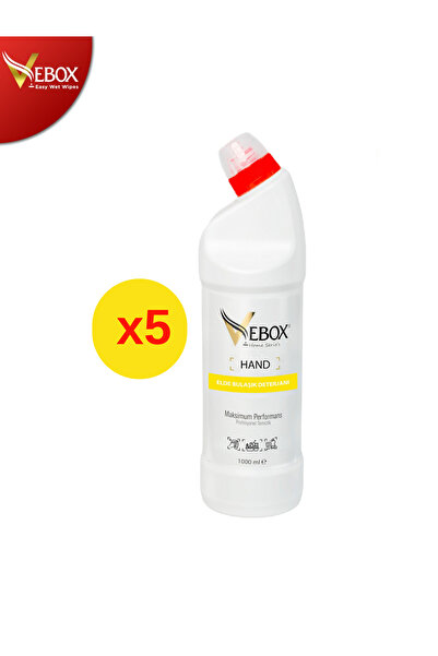VEBOX Hand Elde Bulaşık Deterjanı 5x1 5 lt