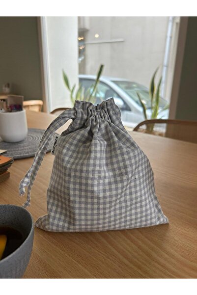 Sumicorn Design حقيبة منظم برباط ورباط من القماش الصديق للبيئة باللون الرمادي...